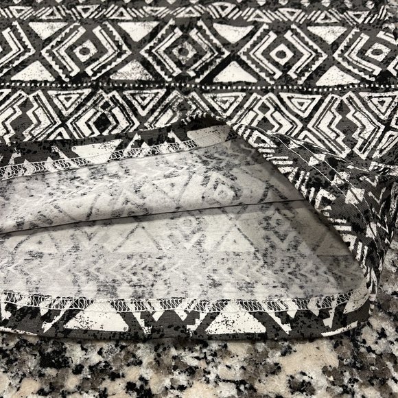 BodyCon Aztec Print Knee Length Skirt - Picture 5 of 8